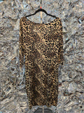 Gently Used Collectif Scoop Neck Leopard Dress