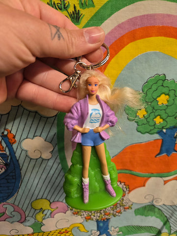 Unforgiven Vintage McDonald's Hiking Barbie Keychain