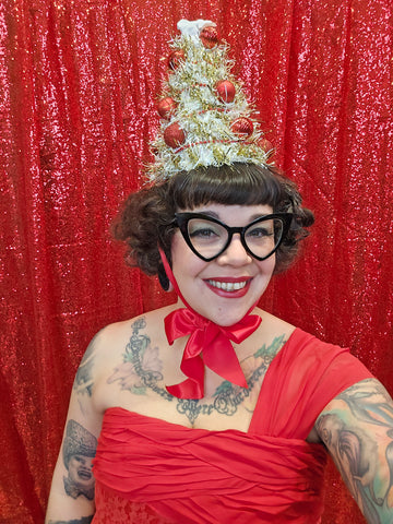 Unforgiven Christmas Tree Hat