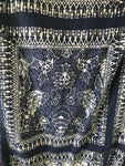 Vintage Blue and White Indian Kaftan