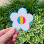 Sassie Cassie Daisy Pride Sticker