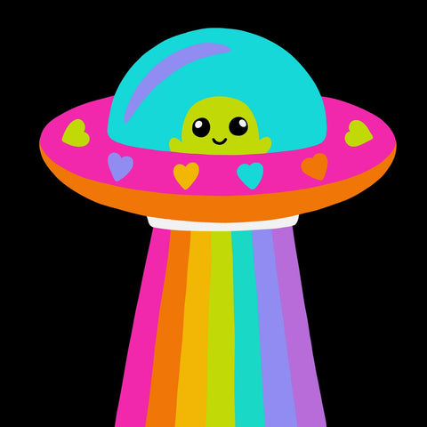 Sassie Cassie Alien Sticker
