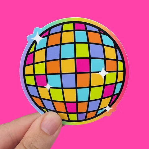Sassie Cassie Disco Sticker