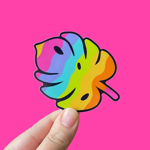 Sassie Cassie Monstera Sticker