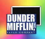 The Foxy Hipster Dunder Mifflin Fridge Magnet