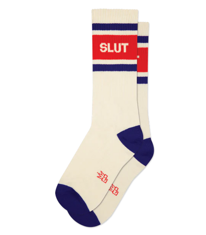 Gumball Poodle "Slut" Gym Socks