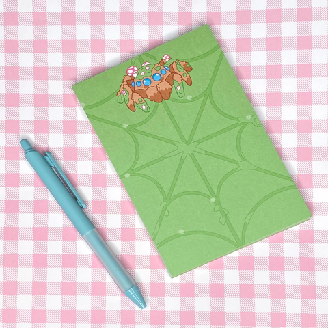Bright Bat Design - Mossy Spider Notepad