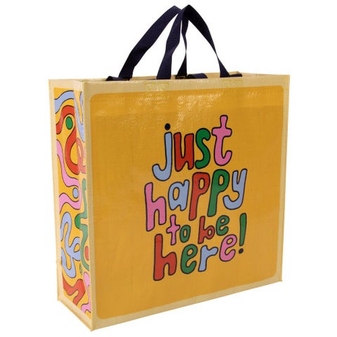 Blue Q - "Just Happy To Be Here" Shopper Tote