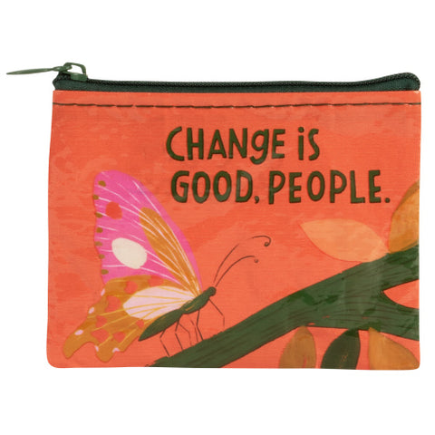 Blue Q - Change is Good People Coin Purse