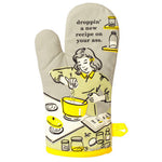 Blue Q - Droppin' a Recipe Oven Mitt