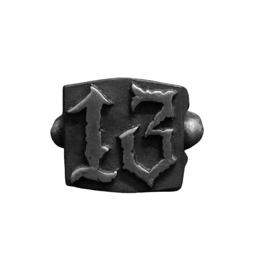 No. 13 Gothic Style Men's Ring – Shopabernathys