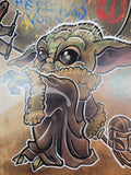 Dapper Dan Baby Yoda 8x10 Print