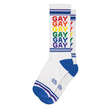 Gumball Poodle 'Gay' Gym Socks