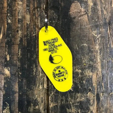 The 3 Sisters Design Co. Motel Key Fob - Shady Pines