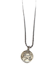 Elephants and Flowers - Silver Zodiac Necklaces