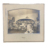 Vintage Funeral Photo - Landscape of Man in Casket