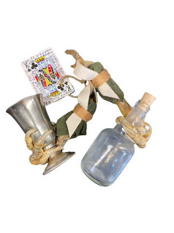 Magnet Queen Phoenix Foot with Pewter Chalice and Jug
