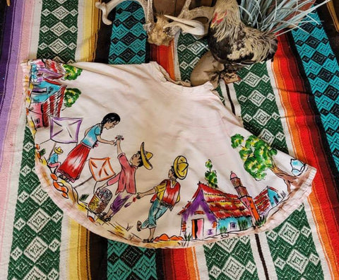 Vintage Mexico Souvenir Kid's Skirt