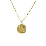 Elephants and Flowers - Aged Bronze Zodiac Necklaces