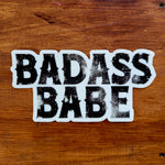 Abernathy's Badass Babe Sticker