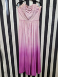 Vintage 1950's Purple Ombre Prom Dress