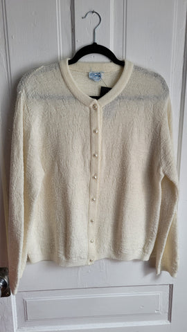 Vintage White Knit Sweater