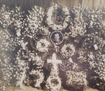 Vintage Funeral Photo - Flower Memorial