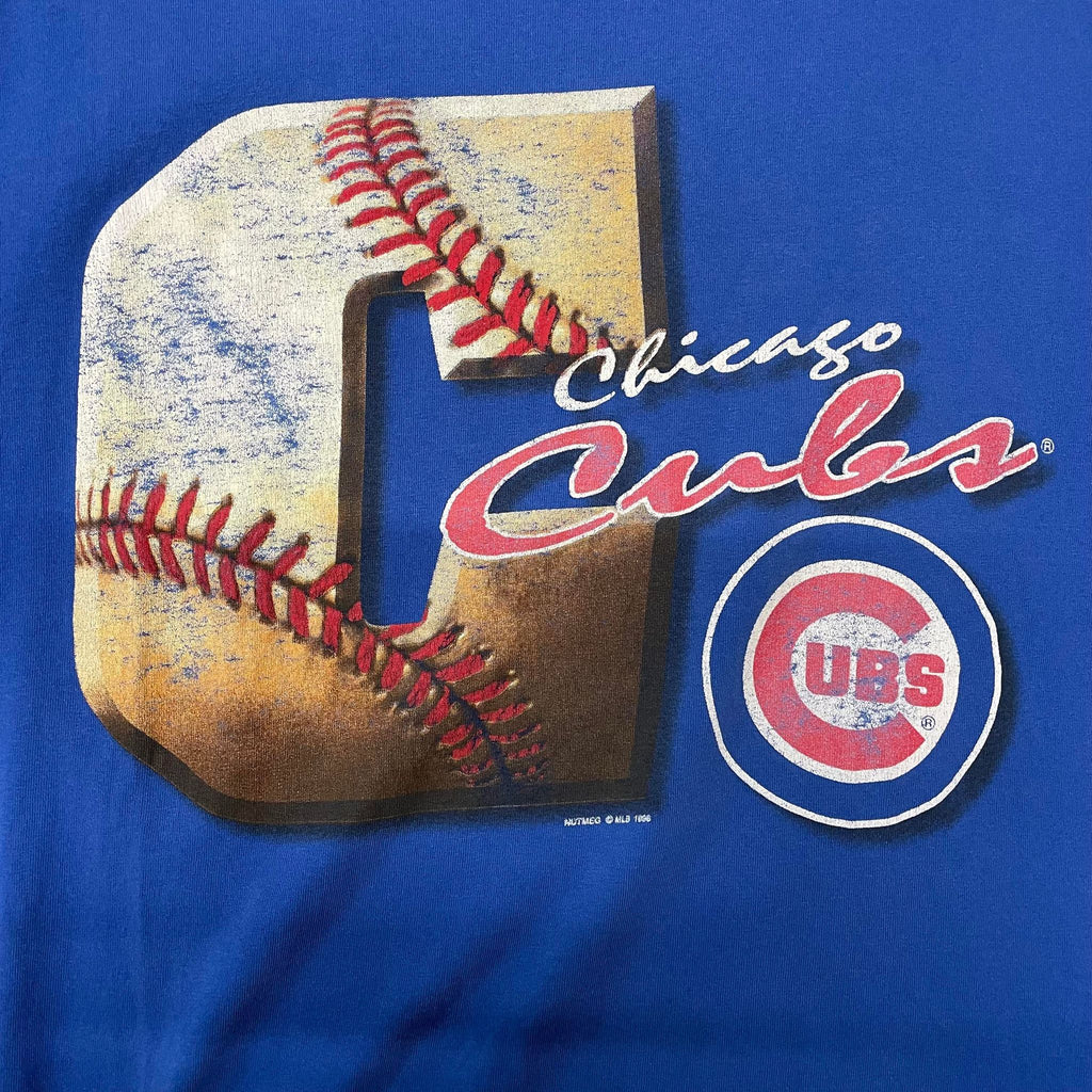 Vintage 1990s Chicago Cubs MLB Nutmeg Sportswear T-shirt / 