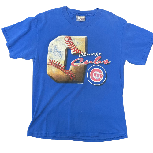 Vintage 1990s Chicago Cubs MLB Nutmeg Sportswear T-shirt / 