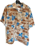 Vintage 1980's Palm Tree & Hibiscus Shirt