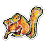 Point Blank Squirrel Hug Vinyl Sticker