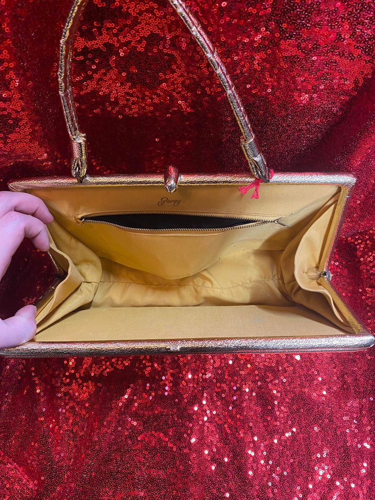 Vintage 1960's Garay Gold Vinyl Bag – Shopabernathys