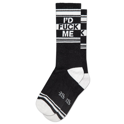 Gumball Poodle 'I'd F**k Me' (Black) Gym Socks