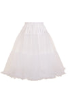 Hell Bunny Polly Petticoat in White