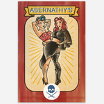 Abernathy's Conjoined Twins Sticker in Red
