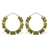 Coco Loco - Inca Patterned Hoops