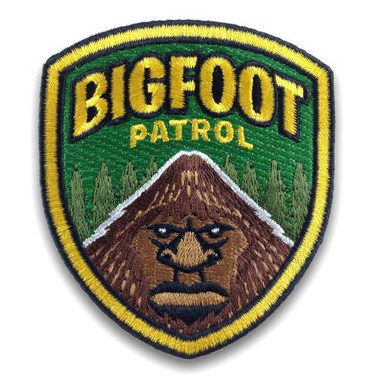 Bigfoot Embroidered Tea Towel