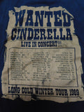 Vintage 1980's Cinderella Tour Tshirt