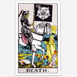 Large Death Tarot Card Sticker