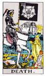 Large Death Tarot Card Sticker