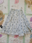 Gunne Sax Blue Top and Skirt Set