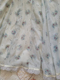 Gunne Sax Blue Top and Skirt Set