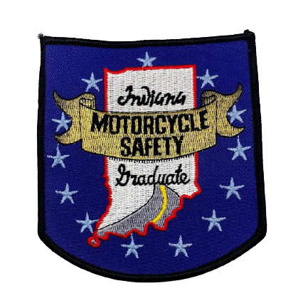 Vintage Patch - Indiana Motorcycle Safety