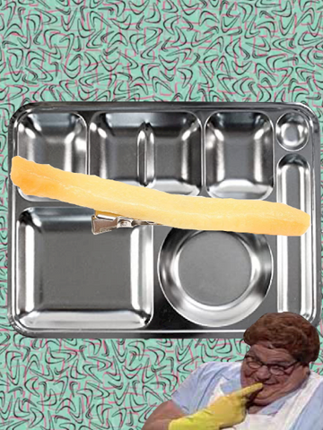 Lunchlady Land French Fries Hair Clip