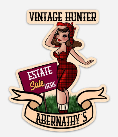 Abernathys Vintage Hunter Sticker