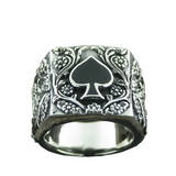 Ornate Spade Men's Ring
