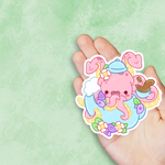Bright Bat - Teapot Kraken Vinyl Sticker