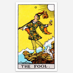 Large The Fool Tarot Card Sticker