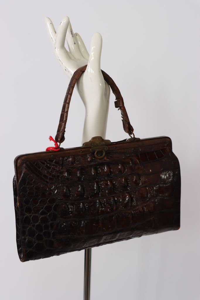 Alligator Skin Bag Restoration, Repairs and Restoration Stockade Leather