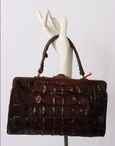 Vintage Antique 1910's Edwardian Leather Purse